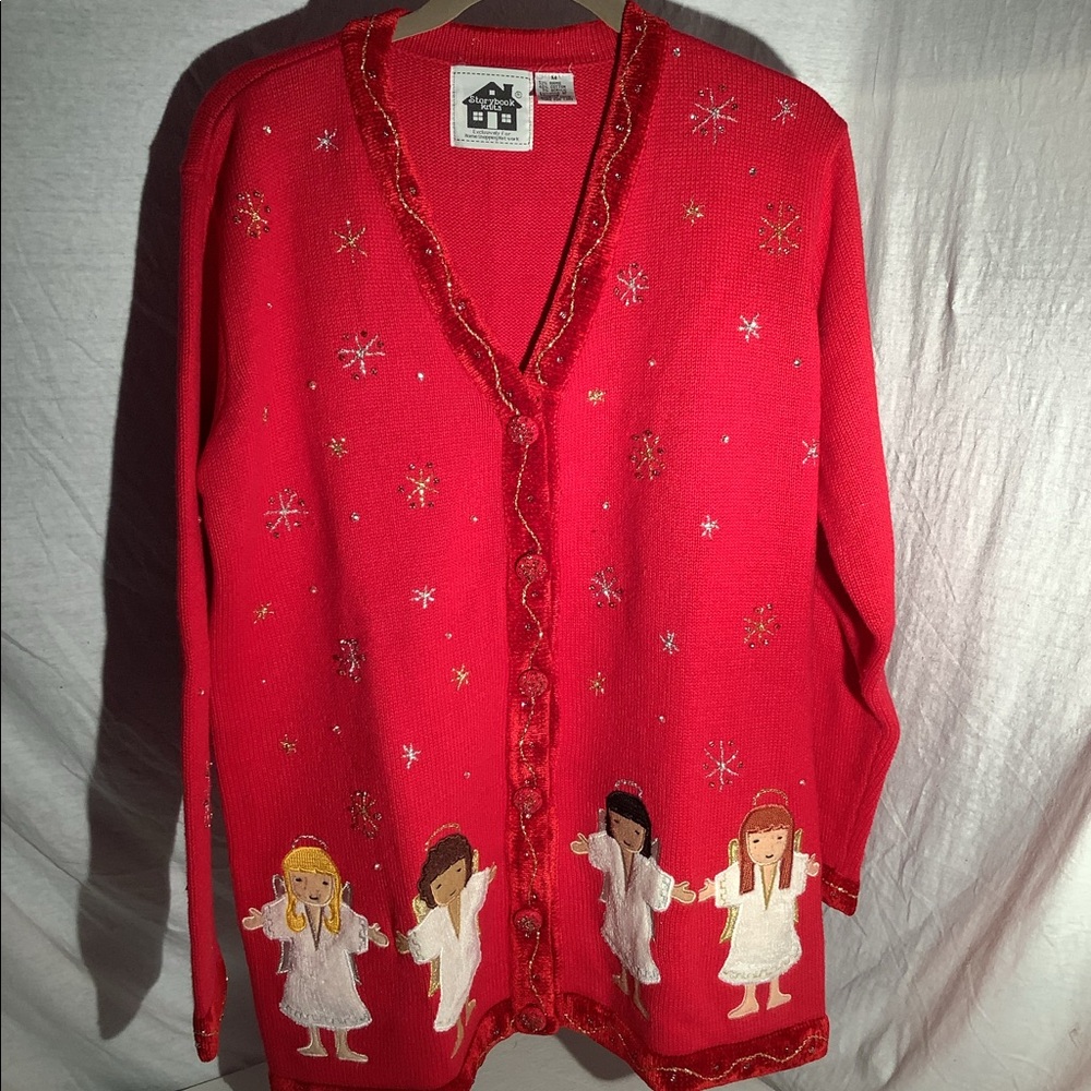 Storybook knit titled “Ring of Angels”